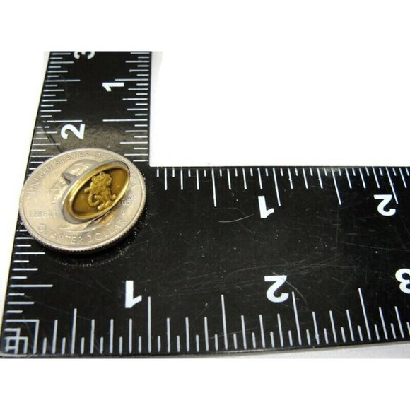 Tiger Cub 1/10 10K Yellow Gold Filled Tie Tack Lapel Pin Necktie Suit Vintage - Picture 13 of 15